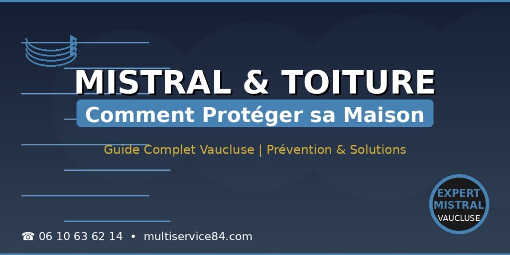 Mistral et Toiture : Comment Protéger sa Maison dans le Vaucluse