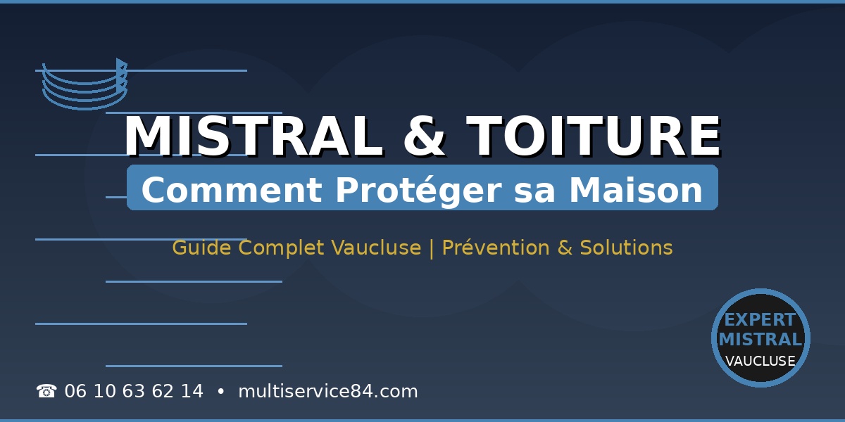 Mistral et Toiture : Comment Protéger sa Maison dans le Vaucluse