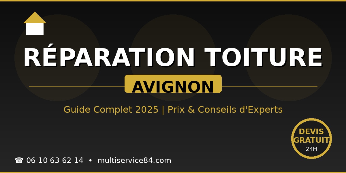 Réparation Toiture Avignon : Guide Complet 2025